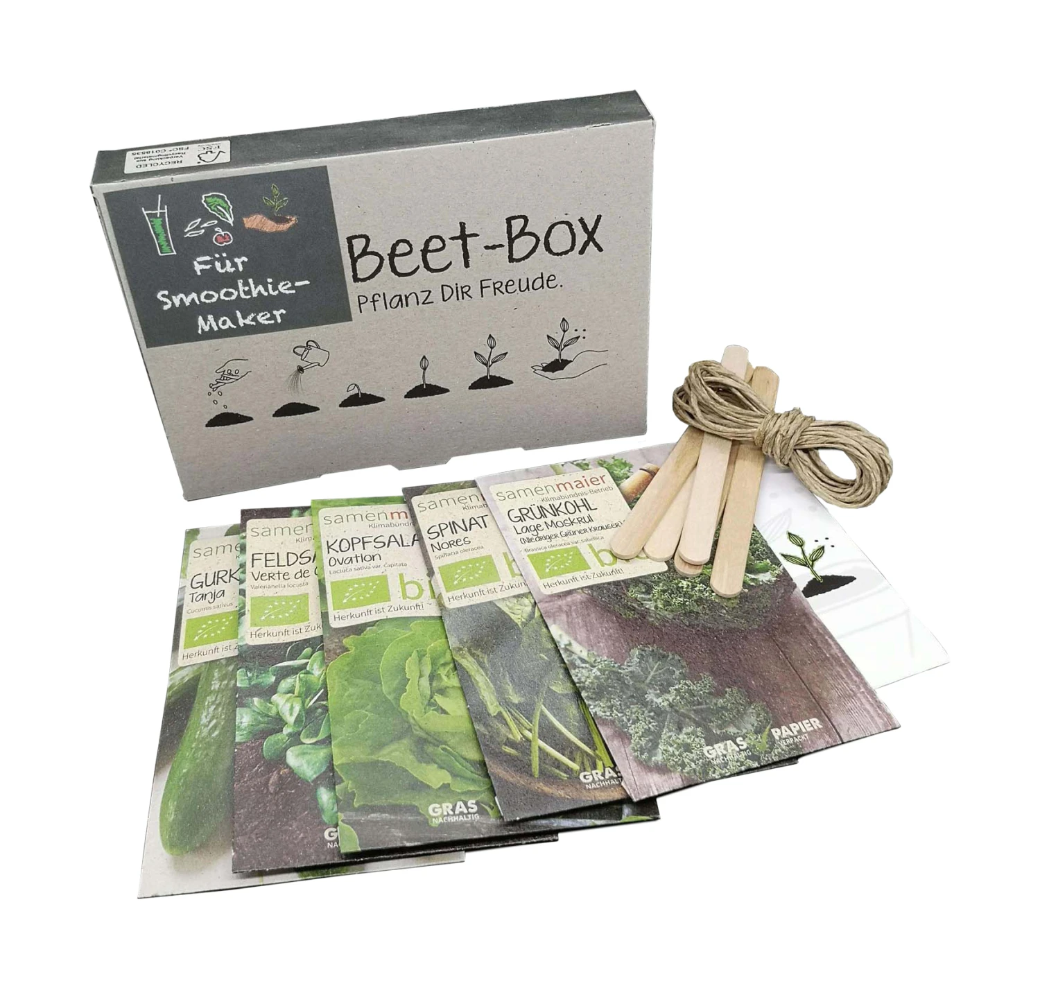 Beet-Box "Für Smoothie-Maker" | BIO Gemüsesamen-Sets Von Samen Maier 3 Beet-Box "Für Smoothie-Maker" | BIO Gemüsesamen-Sets Von Samen Maier – Bild 2