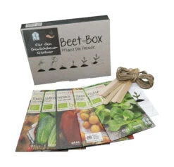 Beet-Box &quot;Für Den Gewächshausgärtner&quot; | BIO Gemüsesamen-Sets Von Samen Maier -Pegasu Samen Geschaft 536712 BIO Beet Box Fuer den Gewaechshausgaertner BB14 sm 0
