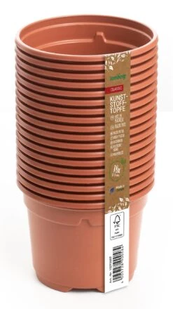 9 Cm Kunststofftöpfe Rund (18 Stück) | Anzuchttöpfe Von Romberg