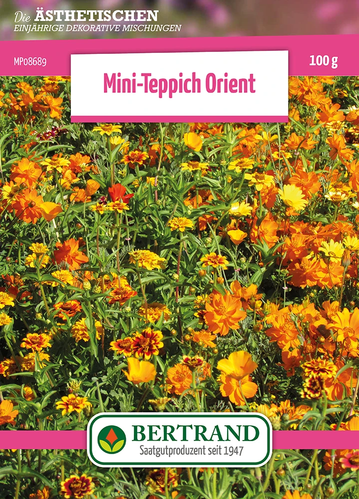 Blumenwiese Mini-Teppich Orient (100 G) | Blumensamen Von Bertrand 3 Blumenwiese Mini-Teppich Orient (100 G) | Blumensamen Von Bertrand