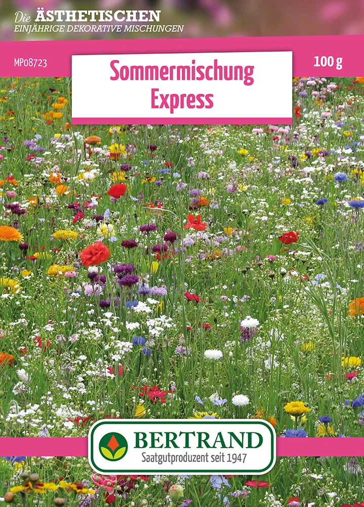 Blumenwiese Sommermischung Express (100 G) | Blumensamen Von Bertrand 3 Blumenwiese Sommermischung Express (100 G) | Blumensamen Von Bertrand