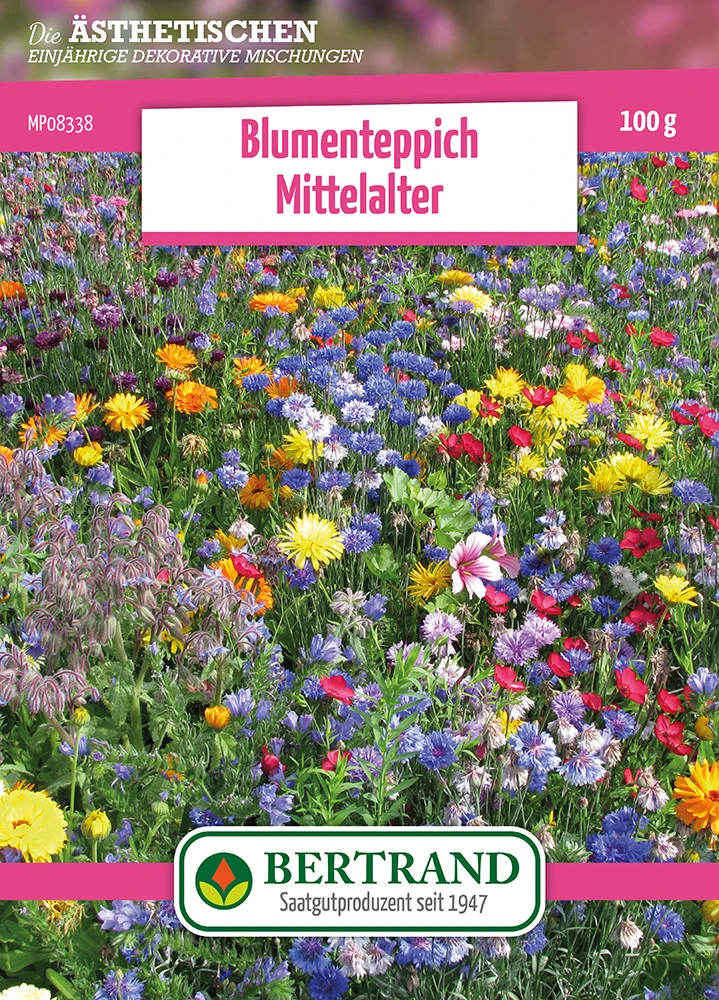 Blumenwiese Blumenteppich Mittelalter (100 G) | Blumensamen Von Bertrand 3 Blumenwiese Blumenteppich Mittelalter (100 G) | Blumensamen Von Bertrand