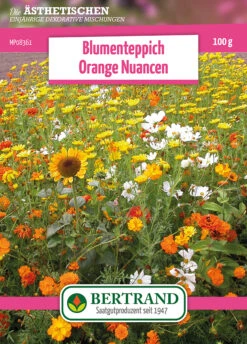 Blumenwiese Blumenteppich Orange Nuancen (100 G) | Blumensamen Von Bertrand
