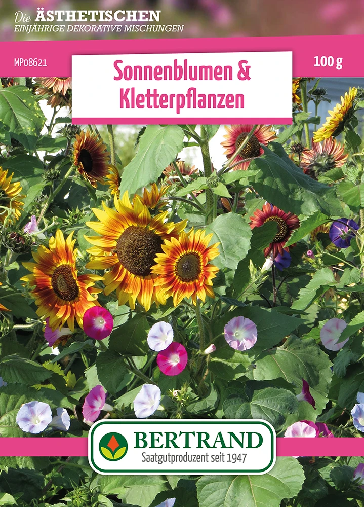 Blumenwiese Sonnenblumen & Kletterpflanzen (100 G) | Blumensamen Von Bertrand 3 Blumenwiese Sonnenblumen & Kletterpflanzen (100 G) | Blumensamen Von Bertrand