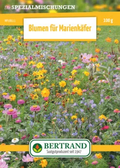 Blumenwiese Blumen Für Marienkäfer (100 G) | Blumensamen Von Bertrand