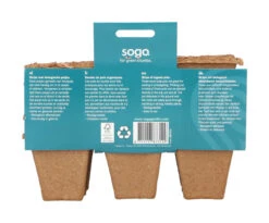 6 X 6 Cm Anzuchttopf Strips (32 Stück) | Anzuchttöpfe Von Sogo -Pegasu Samen Geschaft 548516 6 x 6 cm Organic Toepfe strips 32 Stueck 887312 sg 1