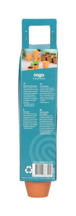 4 X 4,8 Cm Terracotta Töpfe (12 Stück) | Anzuchttöpfe Von Sogo -Pegasu Samen Geschaft 548517 4 x 4 8 cm Terracotta Toepfe 12 Stueck 887320 sg 1