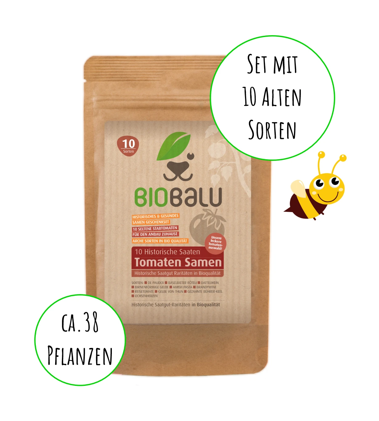 Tomatensamen 10 Alte Sorten Set | BIO Gemüsesamen-Sets Von Biobalu 3 Tomatensamen 10 Alte Sorten Set | BIO Gemüsesamen-Sets Von Biobalu