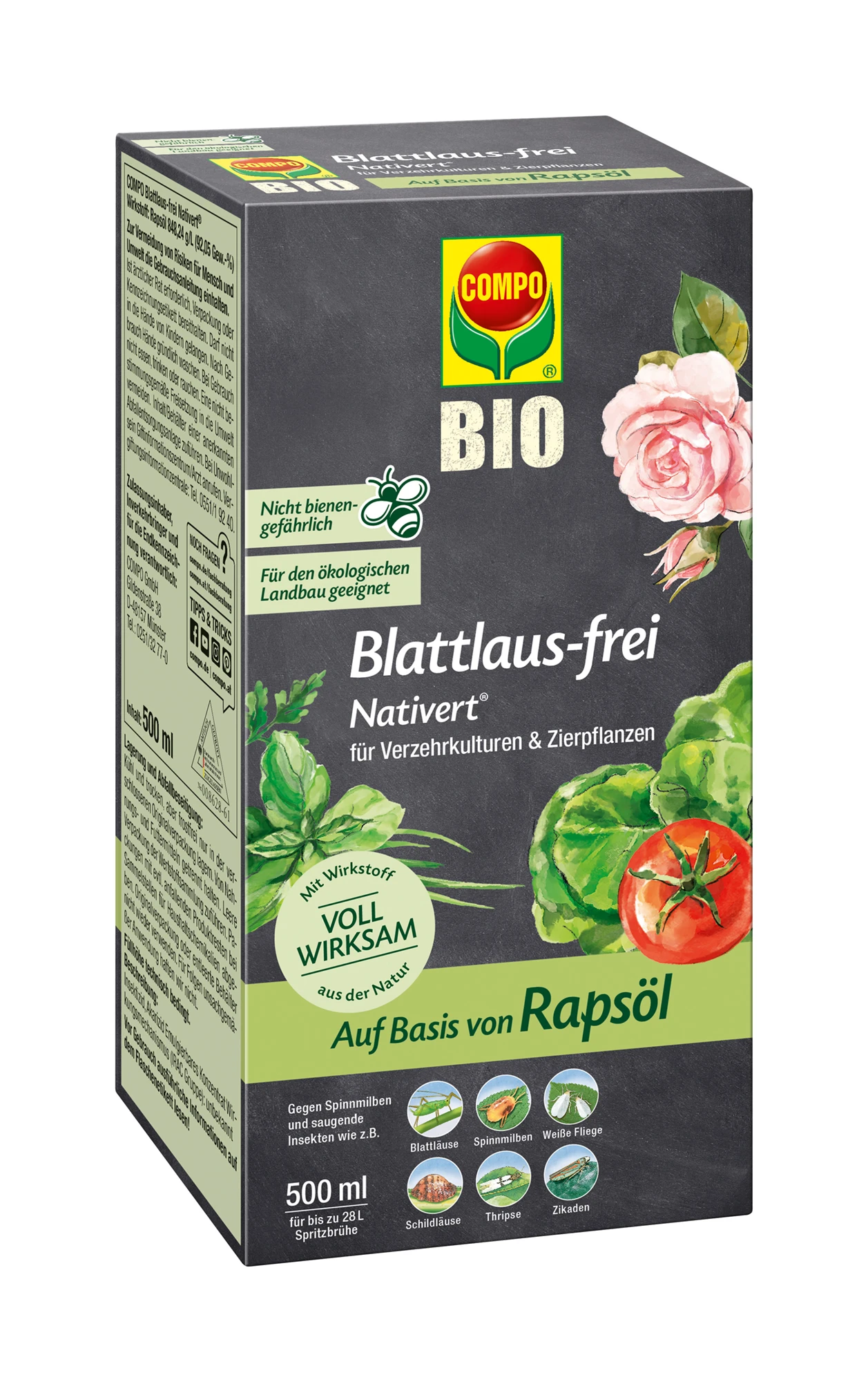 Blattlaus-frei (500 Ml) | Pflanzenschutz Von COMPO 3 Blattlaus-frei (500 Ml) | Pflanzenschutz Von COMPO