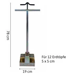 Erdballenpresse Multi 12 Soil Blocker | Erdtopfpressen Von Ladbrooke Soil Blockers -Pegasu Samen Geschaft 551995 Erdballenpresse Multi 12 Soil Blocker LADMUL12 lsb 2