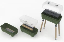 Sammy Salad Hochbeet Dunkelgrün | Balkonhochbeete Von Gusta Garden -Pegasu Samen Geschaft 553103 Sammy Salad Hochbeet Dunkelgruen 103A10 gg 1