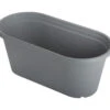 60 Cm Ovaler Blumentrog Anthrazit | Töpfe Von Clever Pots -Pegasu Samen Geschaft 553511 60 cm ovaler Blumentopf Anthrazit 1 Stueck 515794 kp 1