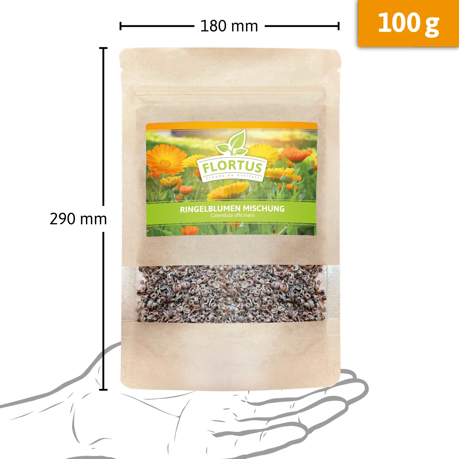 Ringelblumen Mischung | Blumenwiese Von FLORTUS 3 Ringelblumen Mischung | Blumenwiese Von FLORTUS