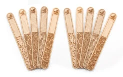 Holzstecketiketten Mit Lasergravur (10 Stück) | Pflanzenetiketten Von FLORTUS