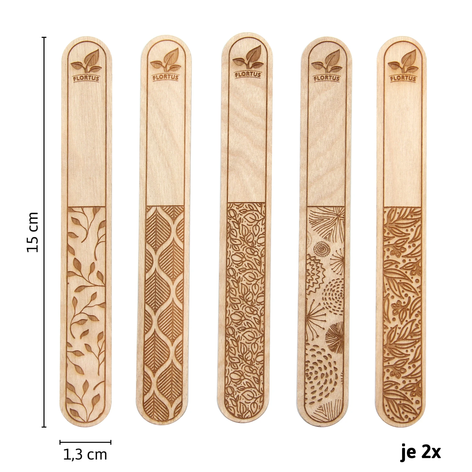 Holzstecketiketten Mit Lasergravur (10 Stück) | Pflanzenetiketten Von FLORTUS 6 Holzstecketiketten Mit Lasergravur (10 Stück) | Pflanzenetiketten Von FLORTUS – Bild 4