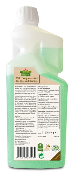 Mikroorganismen Für Obst Und Gemüse (1 L) | Stärkungsmittel Von Florissa -Pegasu Samen Geschaft 555135 Mikroorganismen fuer Obst und Gemuese 1 l 58908 fa 1