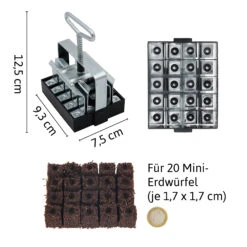 Erdballenpressen Maxi Set | Erdtopfpressen Von Ladbrooke Soil Blockers -Pegasu Samen Geschaft 556238 Erdballenpressen Maxi Set 2000 0981 3