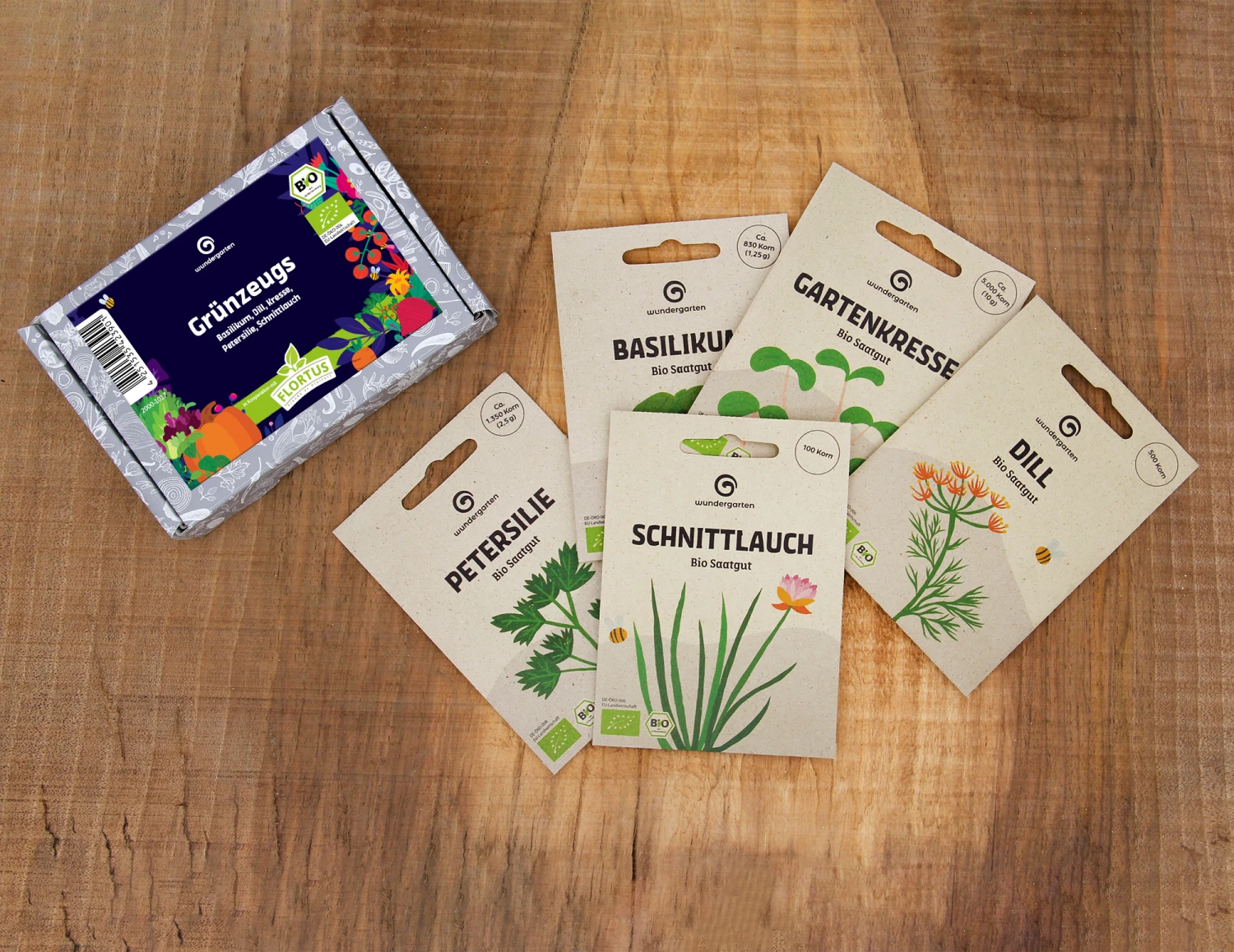 Grünzeugs Set | BIO Gemüsesamen-Sets Von Wundergarten 4 Grünzeugs Set | BIO Gemüsesamen-Sets Von Wundergarten – Bild 2