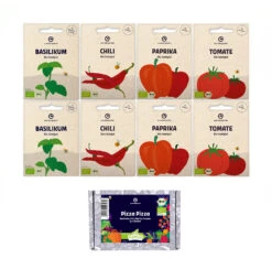 Pizza Pizza Set | BIO Gemüsesamen-Sets Von Wundergarten