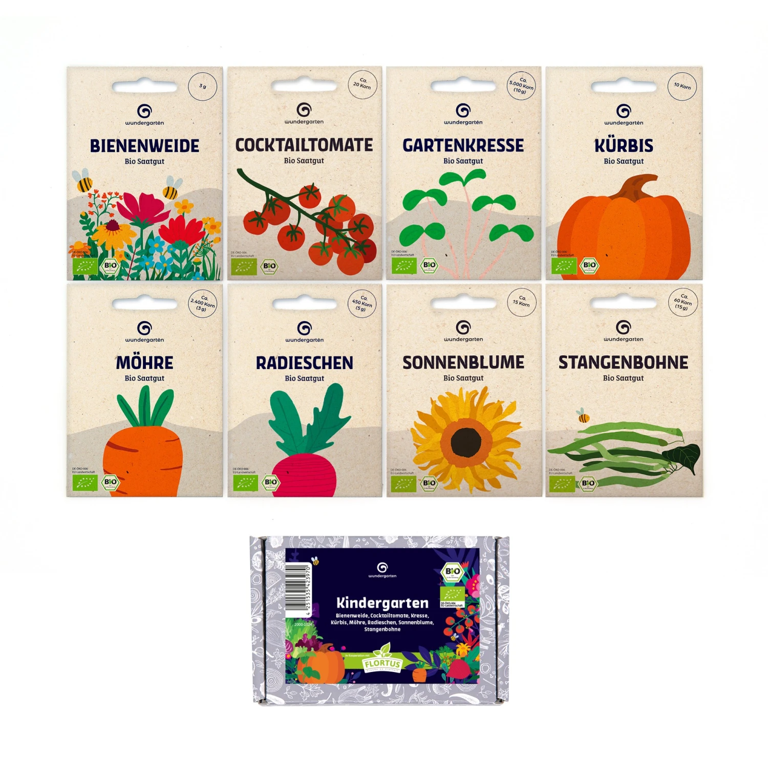Kindergarten Set | BIO Gemüsesamen-Sets Von Wundergarten 3 Kindergarten Set | BIO Gemüsesamen-Sets Von Wundergarten – Bild 2