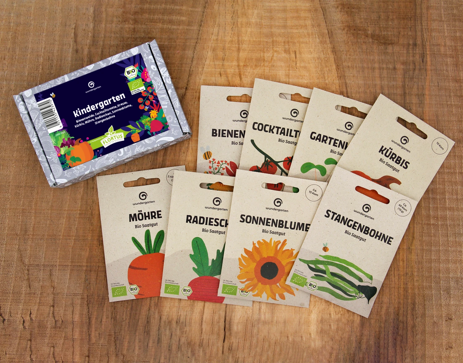 Kindergarten Set | BIO Gemüsesamen-Sets Von Wundergarten 2 Kindergarten Set | BIO Gemüsesamen-Sets Von Wundergarten