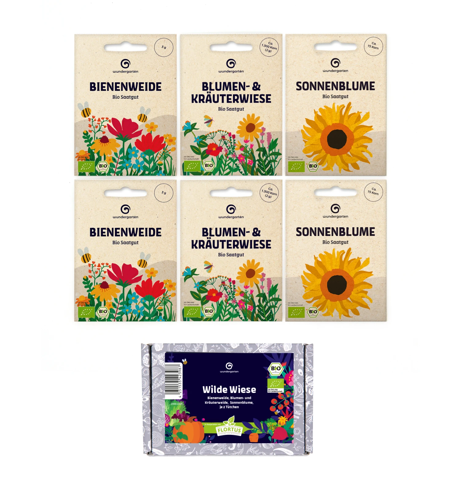Wilde Wiese Set | BIO Gemüsesamen-Sets Von Wundergarten 4 Wilde Wiese Set | BIO Gemüsesamen-Sets Von Wundergarten – Bild 2