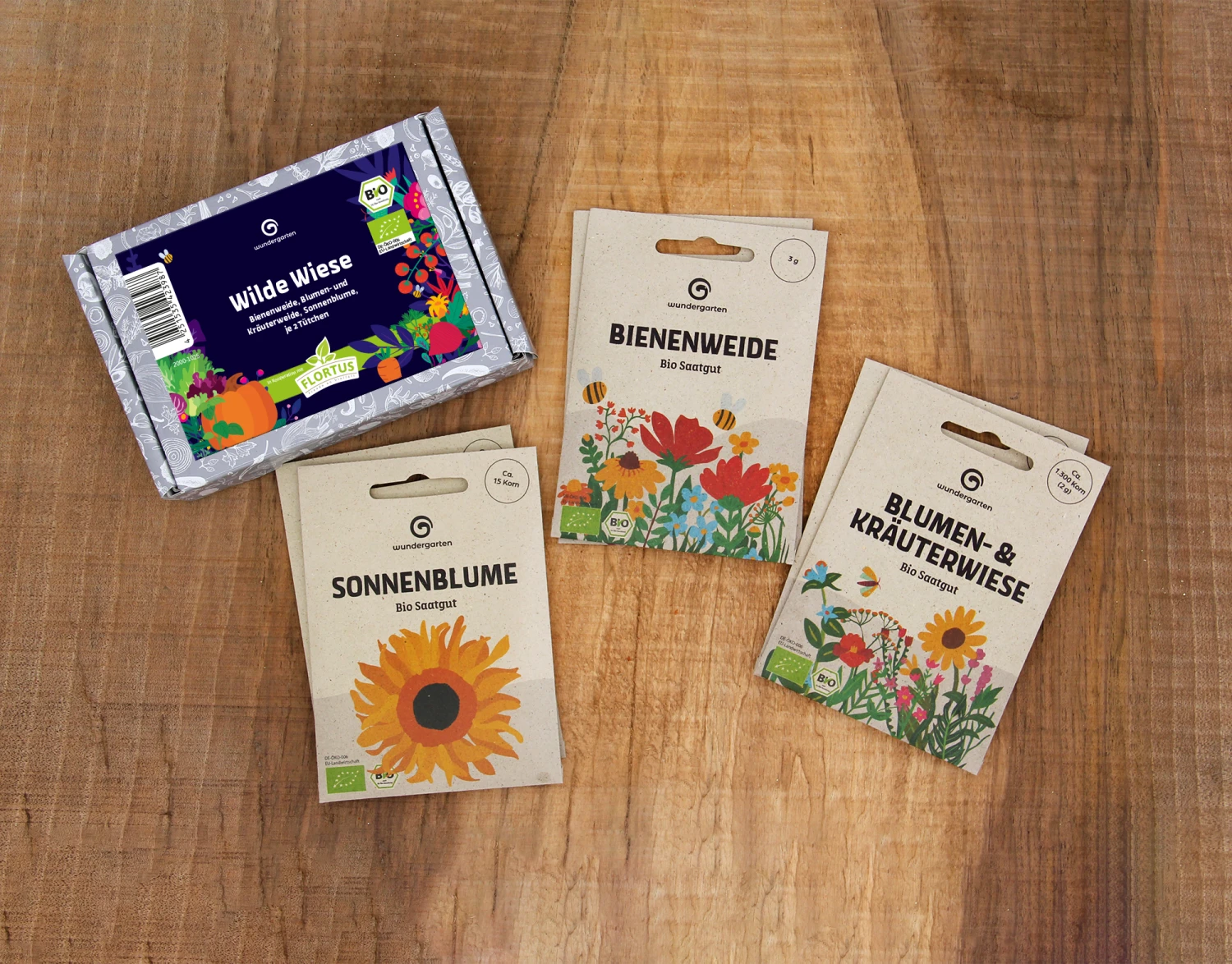 Wilde Wiese Set | BIO Gemüsesamen-Sets Von Wundergarten 3 Wilde Wiese Set | BIO Gemüsesamen-Sets Von Wundergarten