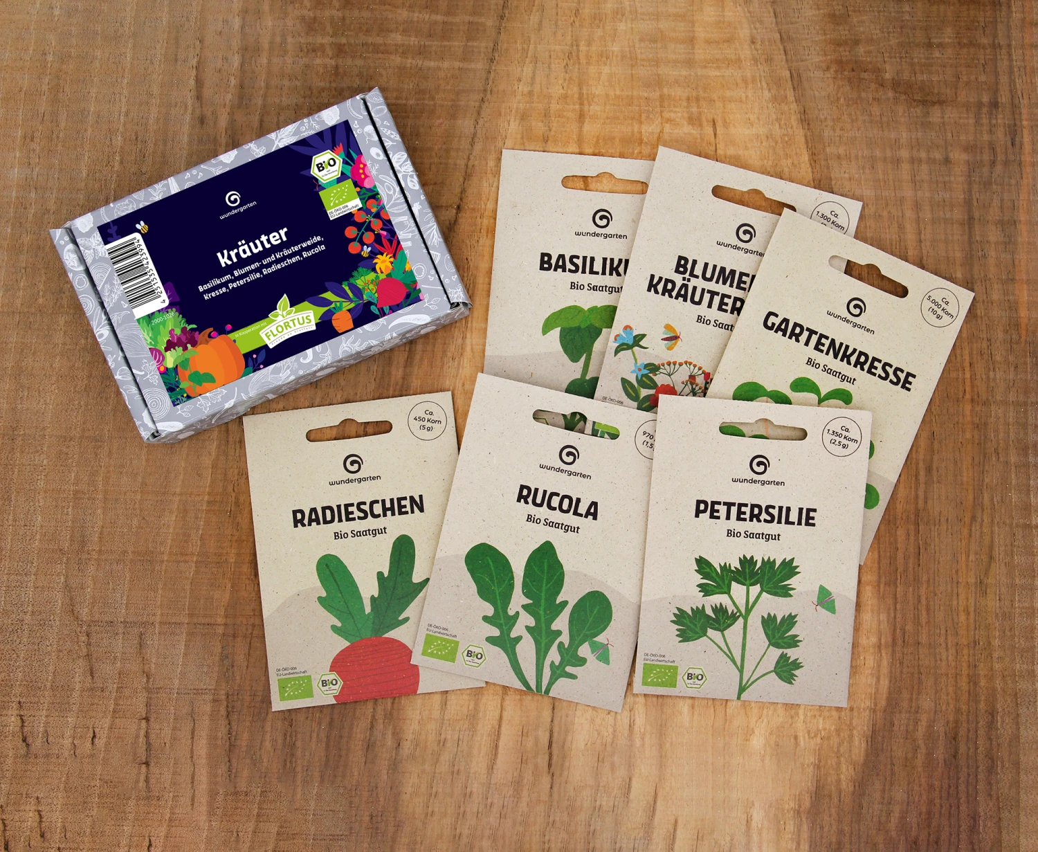 Kräuter Set | BIO Kräutersamen Sets Von Wundergarten 3 Kräuter Set | BIO Kräutersamen Sets Von Wundergarten