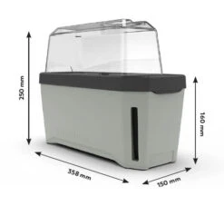 HARRY HERBS Kräutertopf Hellgrau | Kräutertöpfe Von Gusta Garden -Pegasu Samen Geschaft 560334 HARRY HERBS hellgrau 100B10 gg 9