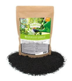 BIO Wasserspeicher Granulat | BIO Bodenbewässerung Von FLORTUS -Pegasu Samen Geschaft 560707 BIO Wasserspeicher Granulat 2000 0986 800g 1